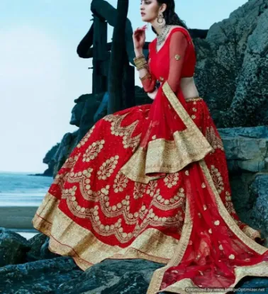 Picture of pakistani wedding party wear lehengaindian designer leh