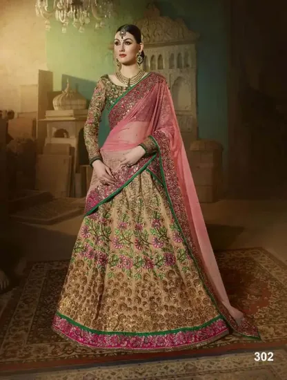 Picture of pakistani women dress indian bollywood lehenga wedding 