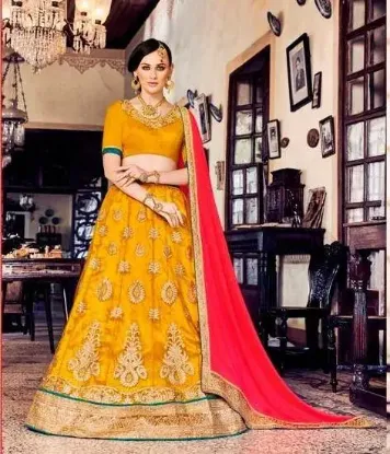 Picture of pakistani women dress indian lehenga choli bollywood sa