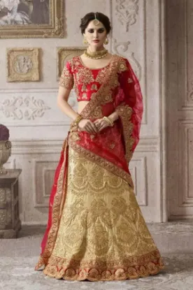 Picture of party wear beautiful lehenga,velvet lehenga designs 202