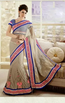 Picture of party wear designer choli lehenga traditional wedding ,