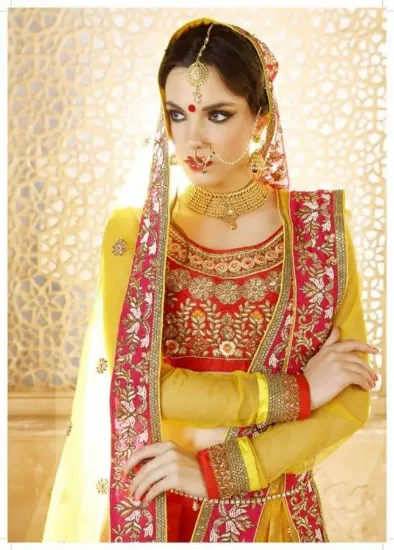 Picture of party wear designer lehenga choli indian pakistani bri,