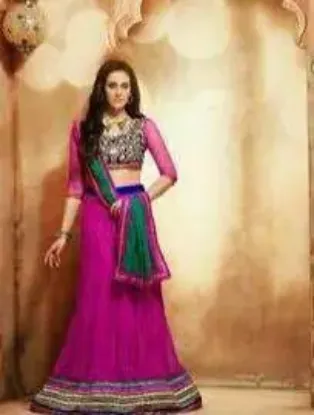 Picture of party wear designer lehenga indian pakistani bridal le,