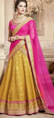 Picture of party wear lehenga choli on rent in delhi,lehenga with 