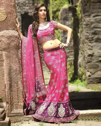 Picture of party wear lehenga images,velvet lehengachaniya choli,c