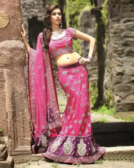 Picture of party wear lehenga images,velvet lehengachaniya choli,c