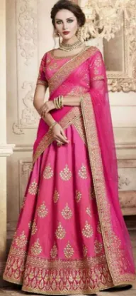 Picture of party wear lehenga on rent in amritsar,velvet lehenga c