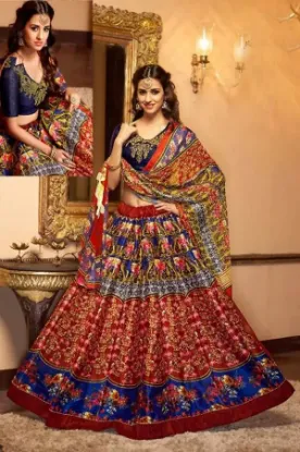 Picture of party wear lehenga on rent in gurgaon,latest velvet leh