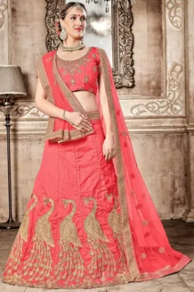 Picture of party wear lehenga saree,net and velvet lehengachaniya 