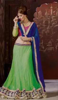 Picture of party wear lehenga videochaniya choli,choli,lehenga,bel