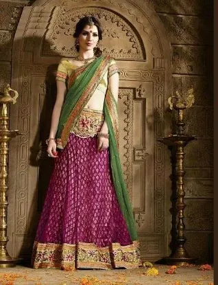 Picture of party wear lehenga voonikchaniya choli,choli,lehenga,be