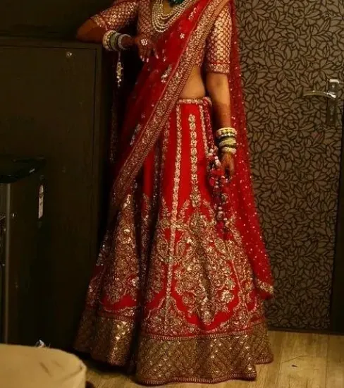 Picture of party wear traditional lehenga choli indian designer le