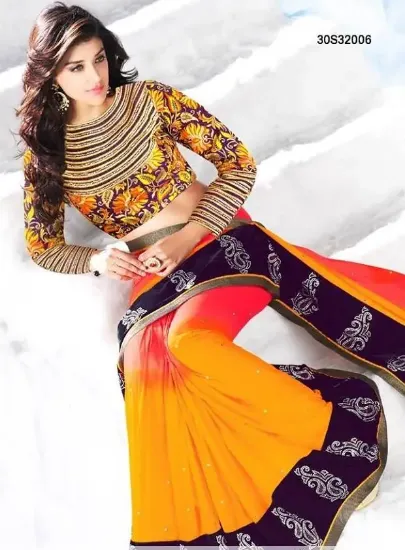 Picture of partywear lehenga saree indian designer modest maxi gow