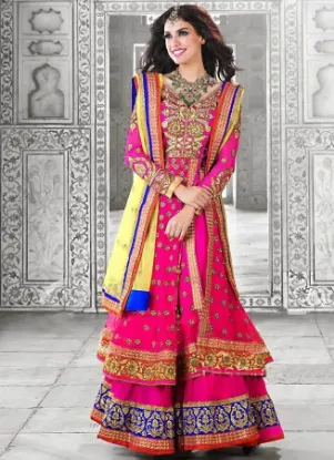 Picture of pics of pakistani bridal lehengas,401 lehengachaniya ch