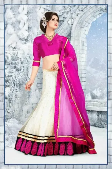 Picture of picturesque bollywood heavy lehenga sari partywear sar,