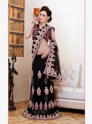 Picture of pink net readymade lehenga choli with dupatta,lehenga 1