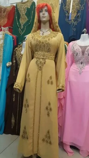 Picture of clothes shop totnes,abaya,jilbab,kaftan dress,dubai kaf