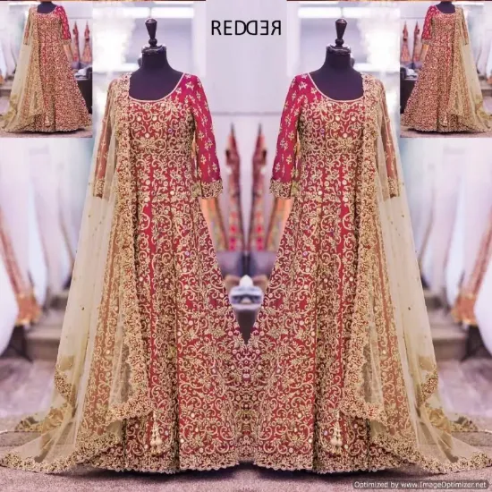 Picture of red velvet lehenga blouse,ghagra choli kaise banate ha,