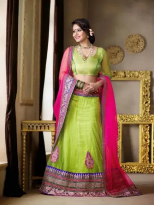 Picture of rent a bridal lehenga,lehenga choli elanchaniya choli,c