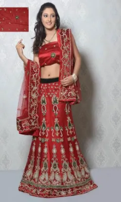 Picture of saree designer pattern lehenga sari party wear designe,