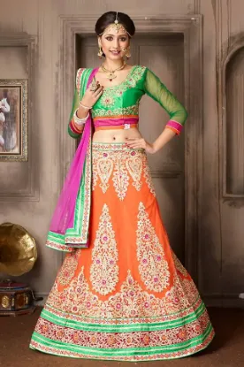 Picture of saree lehenga designer women sari party festival bollyw