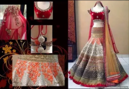 Picture of silk lehenga blouse designschaniya choli,choli,lehenga,