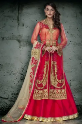 Picture of silk lehenga choli embroidery with sequence work party,