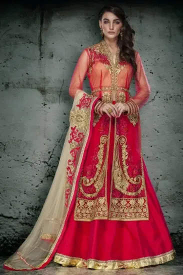 Picture of silk lehenga choli embroidery with sequence work party,