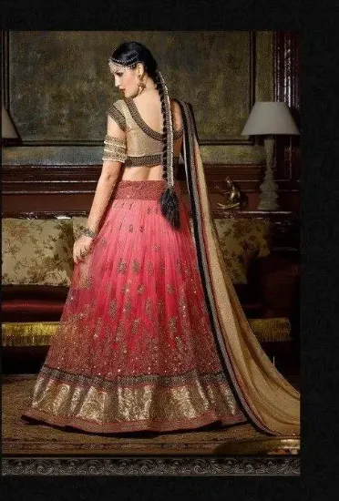 Picture of silk lehenga choli with dupattachaniya choli,choli,lehe