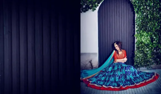 Picture of silk lehenga materialchaniya choli,choli,lehenga,belly 