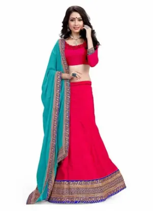 Picture of silk lehenga suitchaniya choli,choli,lehenga,belly danc