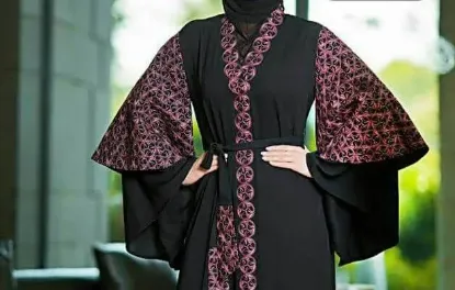Picture of evening dress red,abaya,jilbab,kaftan dress,dubai kafta