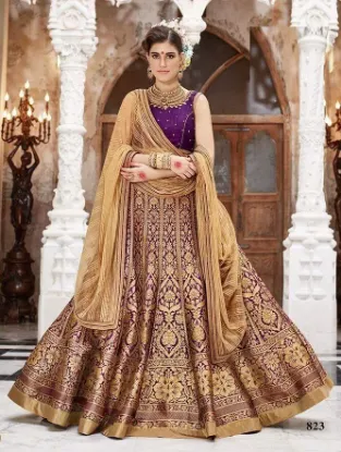 Picture of stunning bollywood party wear ethnic indian wedding pri