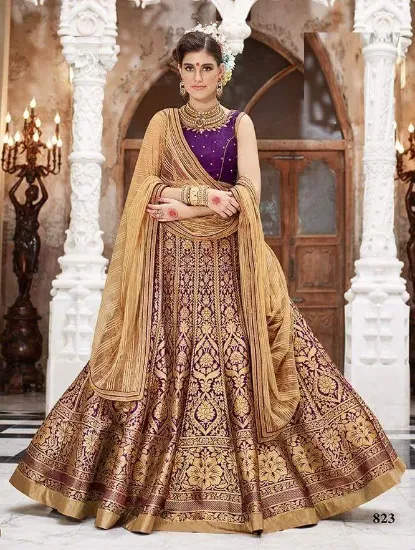 Picture of stunning bollywood party wear ethnic indian wedding pri