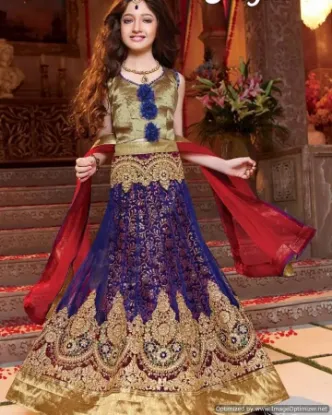 Picture of traditional ethnic red bridal anarkali lehenga pakistan