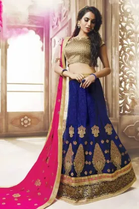 Picture of u bridal choli lehenga modest maxi gown bollywood choli