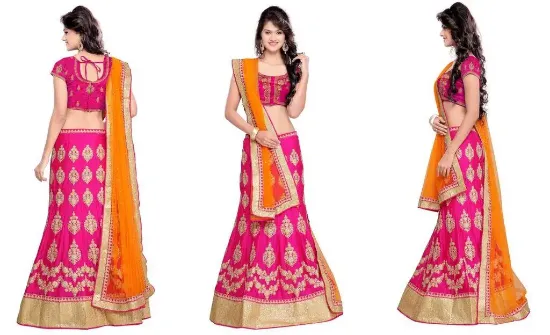 Picture of u celebrity choli lehenga designer festive indian fanc,