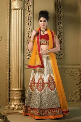 Picture of u choli lehenga ethnic bollywood traditional bridal wom