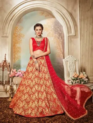 Picture of u choli lehenga modest maxi gown embroidery party tradi