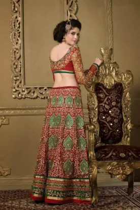 Picture of u choli lehenga pakistani partywear bridal party modest