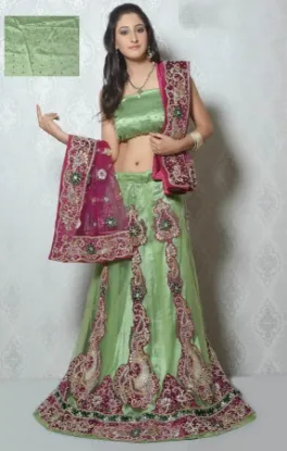 Picture of u heavy choli lehenga modest maxi gown bollywood weddin