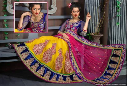 Picture of u pakistani lehenga saree bridal indian wear style par,