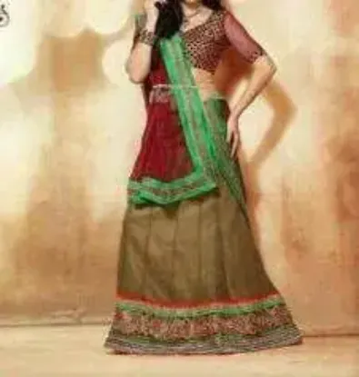 Picture of u symbolic designer heavy lehenga sari traditional sar,