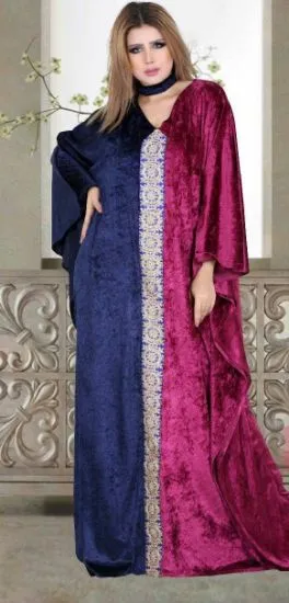 Picture of 2 color evening dresses,kaftan target,abaya,jilbab,kaft