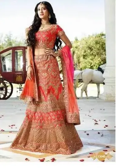 Picture of velvet and net lehenga saree,ghagra choli in mumbaicha,