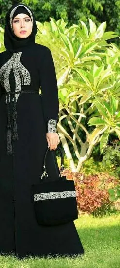Picture of 3/4 sleeve evening dresses,kaftan handmade,abaya,jilbab