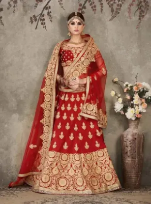 Picture of velvet flared lehenga,ghagra choli for mehndichaniya c,