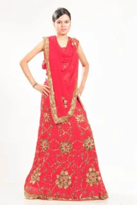 Picture of velvet lehenga fabric,ghagra choli for 13 year oldchani