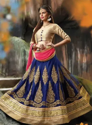 Picture of velvet lehenga kurti,ghagra choli hyderabadchaniya cho,