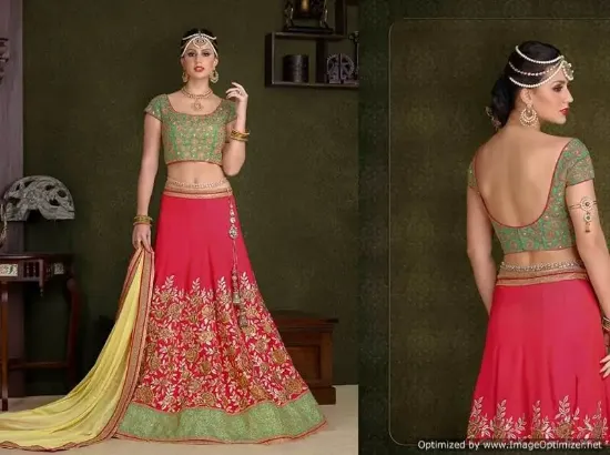 Picture of velvet lehenga maroon,ghagra choli indianchaniya choli,